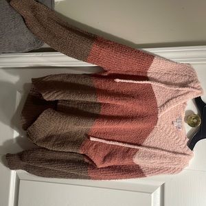 Fuzzy hoodie. Never worn